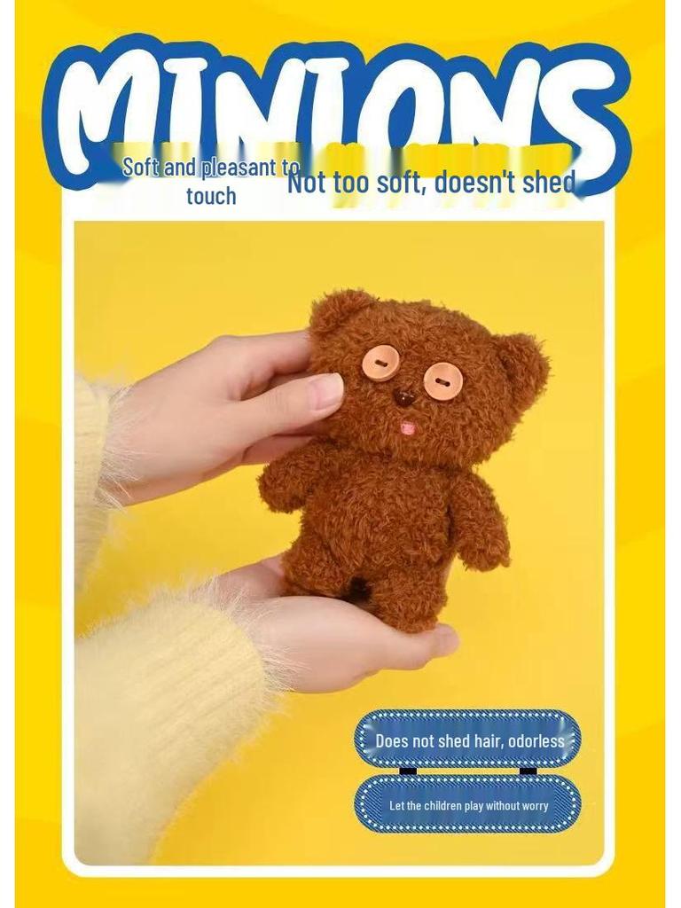 Official Minions TIM Bear Unicorn Plush Keychain Backpack Pendant