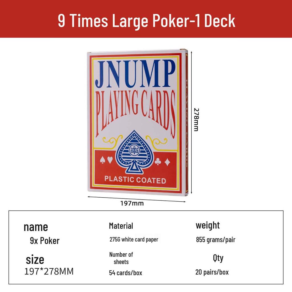 Extra Thick Double Size Playing Cards - Funny Show-Off Edition for Weddings & Special Events