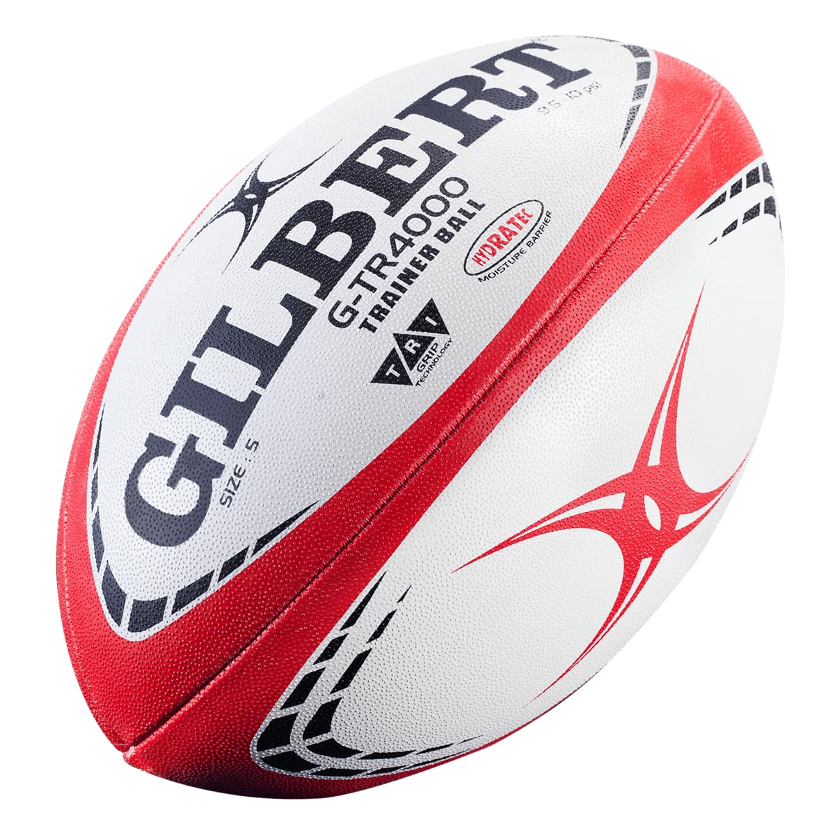 Gilbert Rugby Ball G-TR4000 (Size 5) Red GB-9172 GB9172