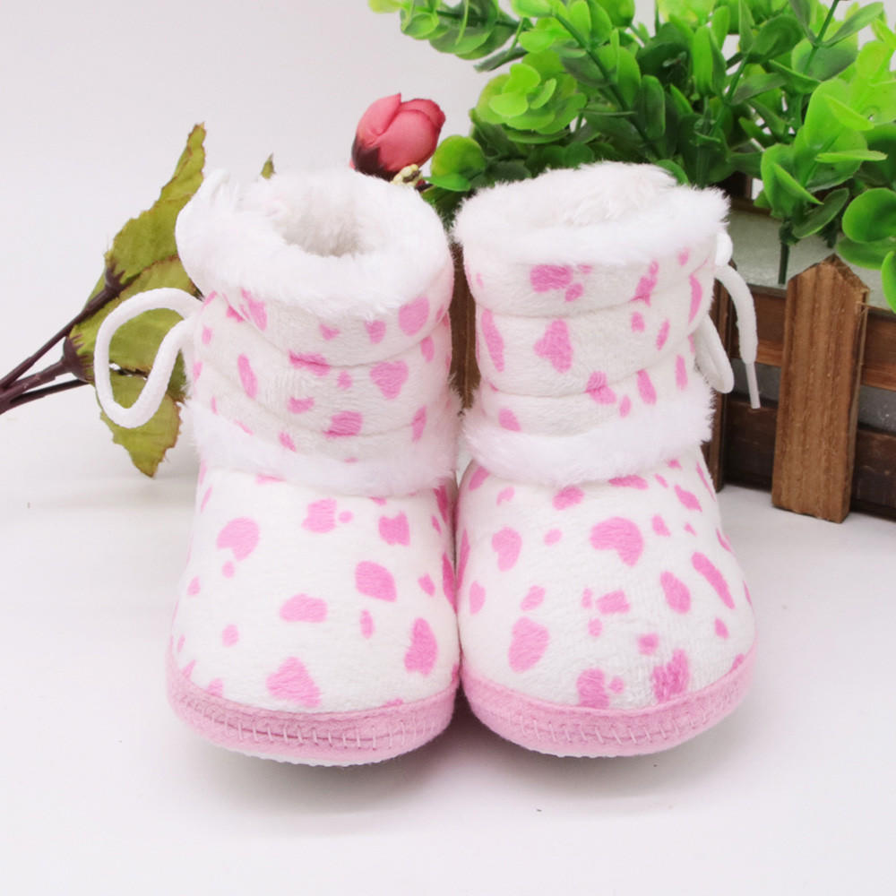 Baby Girls Boys Soft Booties Snow Boots Infant Toddler Newborn Warming Shoes