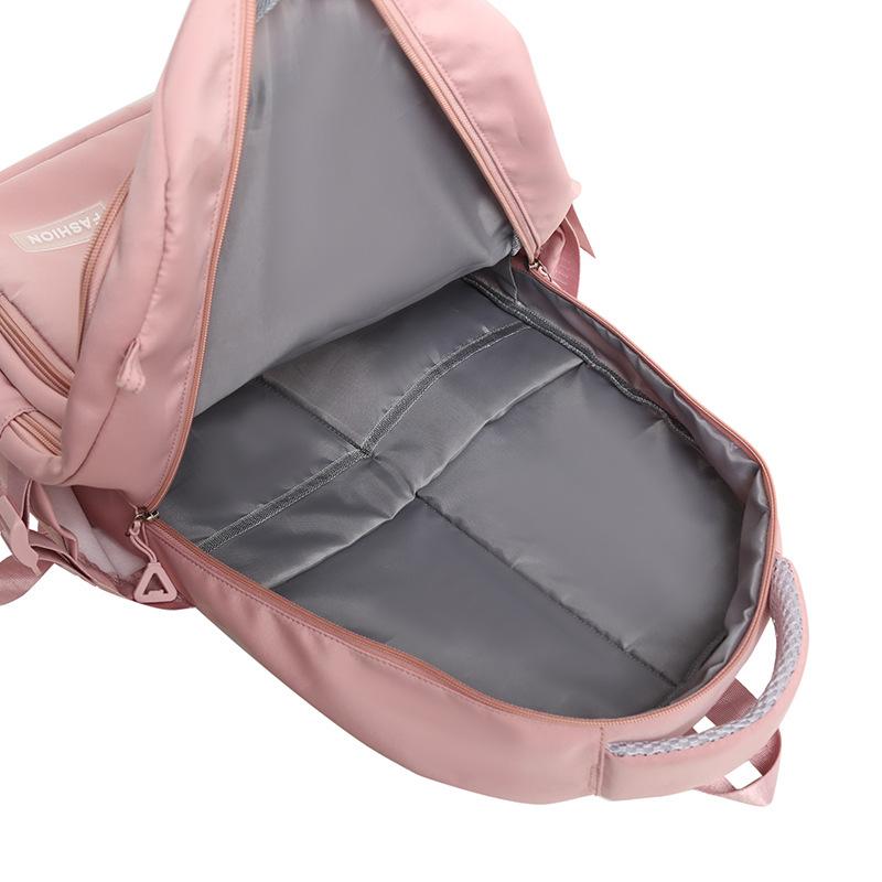 Schoolbag starts school new large-capacity middle and high school student schoolbag women's high-end nylon casual backpack multi-layer travel bag