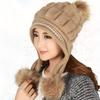 Female Winter Knitted Hat Casual All-match Sweet Lovely Knit Women Hat Winter Warm Knitting Cap for Women