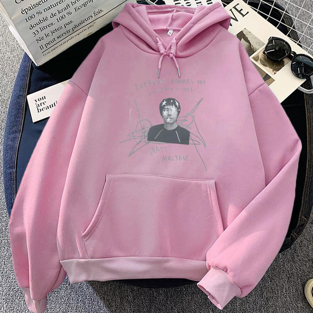 Everyone Adores You Matt Maltese Hoodies Touring Just To Tour 2024 Sweatshirts for Women/Men Winter Casual Hooded Pullovers Girl