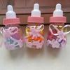 Cute Transparent Christening Party Favour Decoration Favour Bottle Candy Box Fillable Bottles