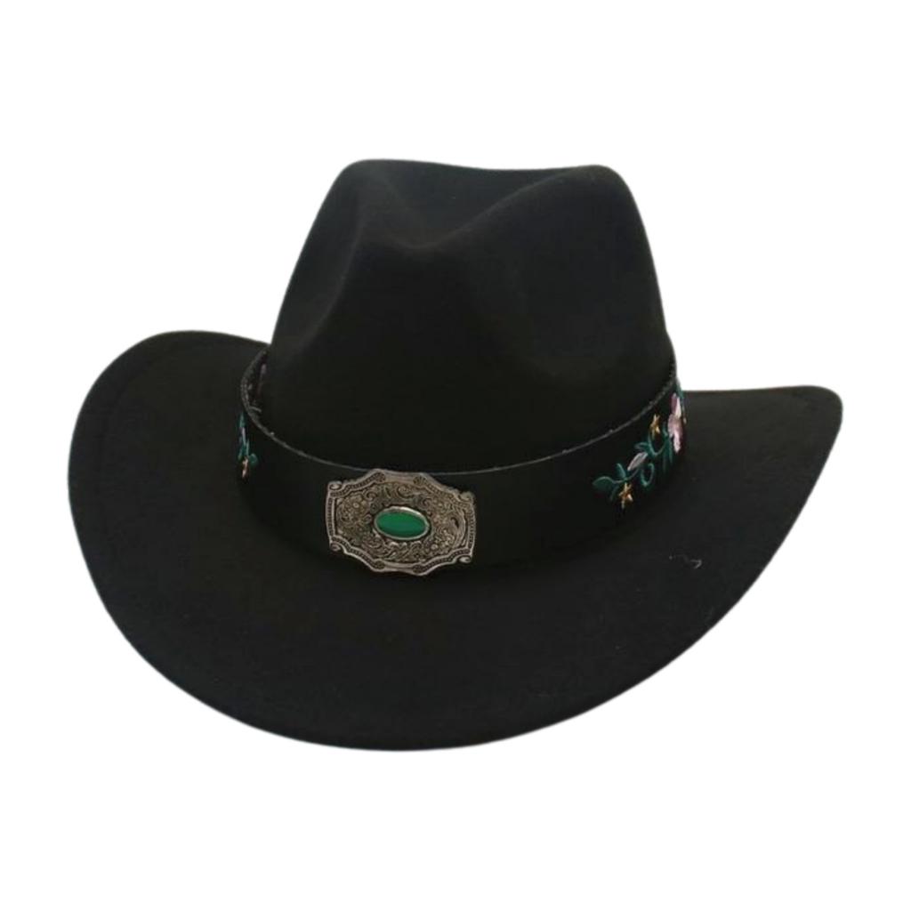 Direct Supply Top Hat Outdoor Retro Jazz Hat Vacation Travel British Style Western Cowboy Hat