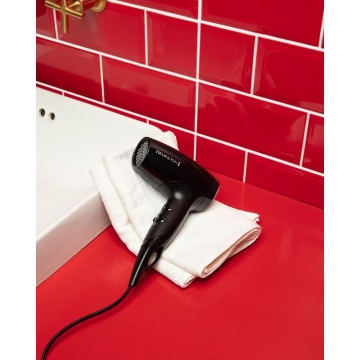 Compact Hair Dryer - REMINGTON - D5000 - 2000 W - 2 Speeds - Black