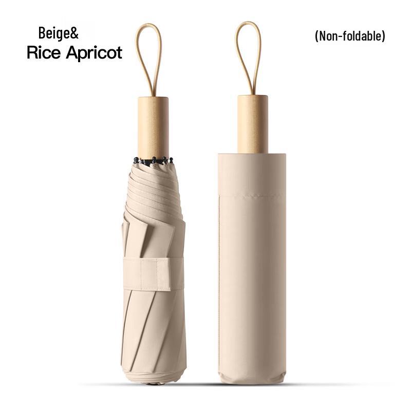 

Easily Wood Handle Reinforced Folding Business Umbrella
