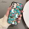 Beagle Floral Dog Phone Case for iPhone 11 12 13 14 Pro Max Mini X XR XS SE 2020 6S 7 8 Plus Samsung Galaxy S21 S22 Cover Shell
