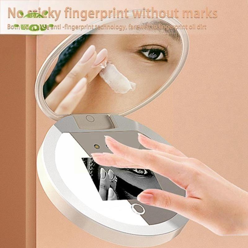 Smart UV Sunscreen Test Camera Makeup Mirror with LED Makeup Mirror Beauty Sunscreen Detection Vanity Mirror