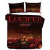 Set di biancheria da letto a tre pezzi Eaby Home Textile Serie Lucifer
