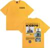 Rapper Kg970 Music Album Tour Graphic T-shirts for Men Harajuku Fashion Trend T Shirt Male Summer O-Neck Loose Oversized T-shirt