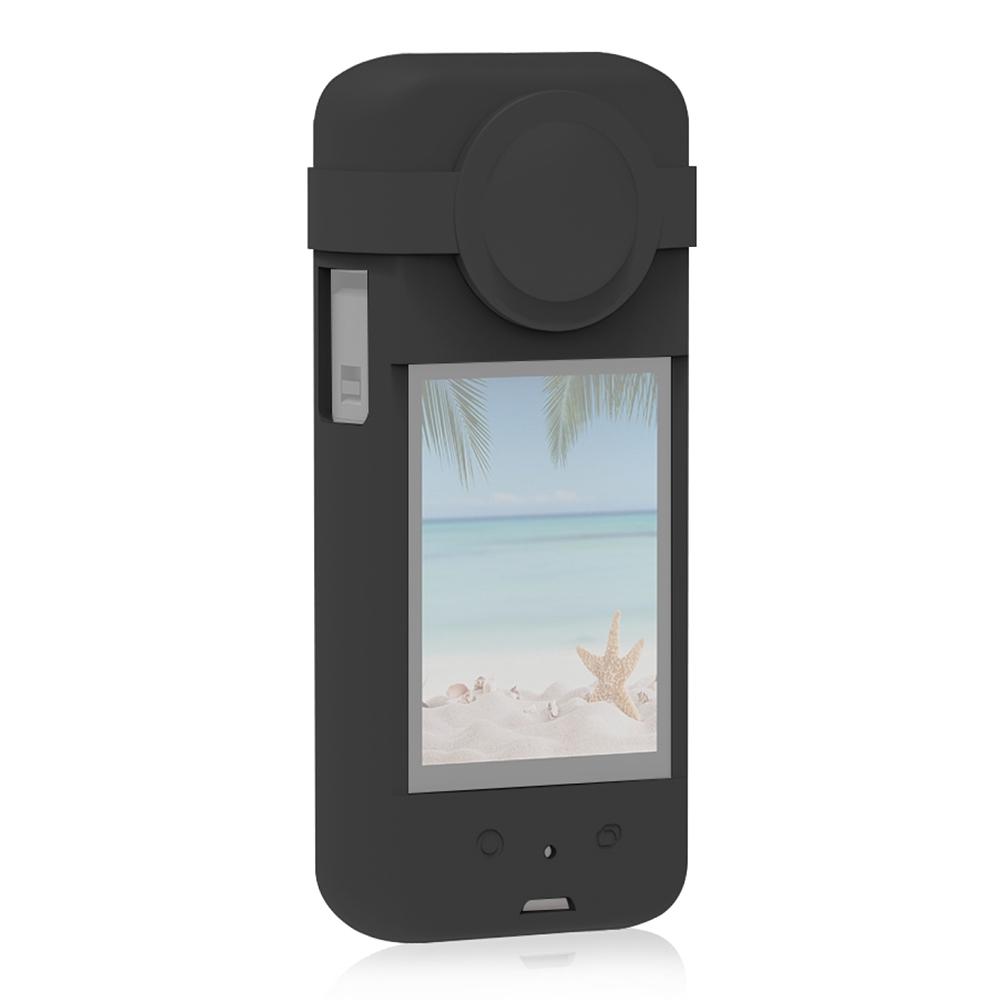 

PULUZ PU802 For Insta360 X3 Silicone Camera Protective Case with Lens Cover A