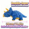 Pet-Resistant Chewable Plush Interactive Toy with Sound, Dinosaur Shape, Suitable for Large, Medium, and Small Pets Such as Cats an
