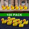 100/50Pcs Resin Mini Duck Miniature Figurines Ornaments Decor Yellow Animal Garden Crafts Tiny Duck Landscape Plants Fairy