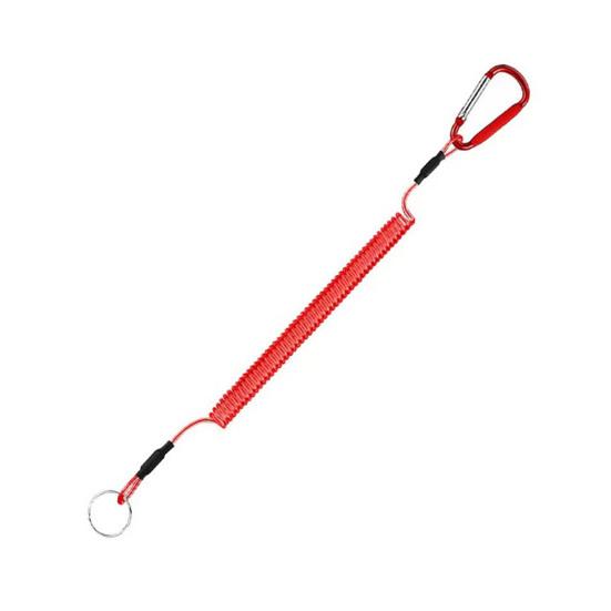 Anti-lost Rope with Carabiner Boating Fishing Lanyard Heavy Duty Pliers Tools Multifunctional Outdoor Retractable Coiled Tether