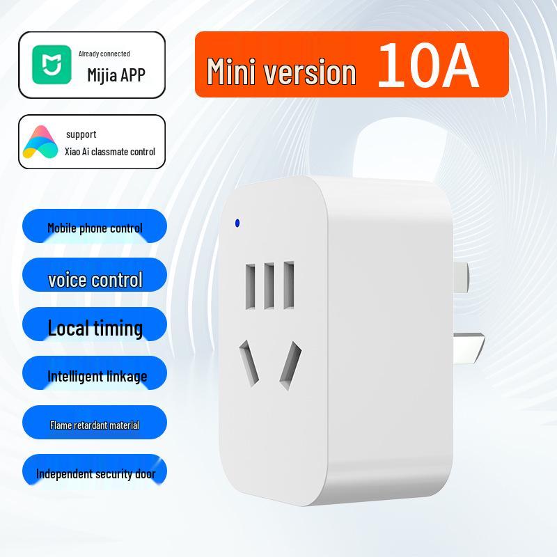 

Mini WiFi Smart Plug with Mijia App Remote Control and Timer