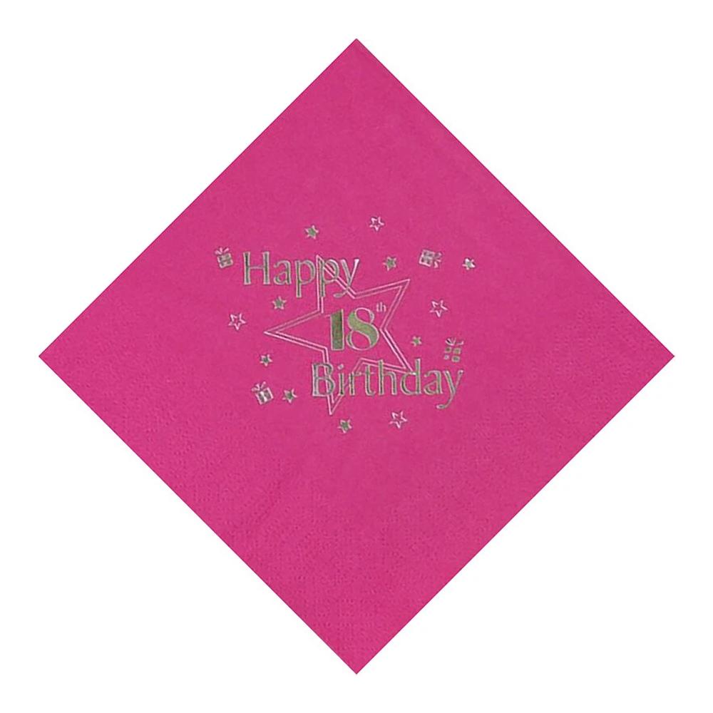 Celebration Station Papírové 18. Narozeninové Ubrousky (Balení 15)