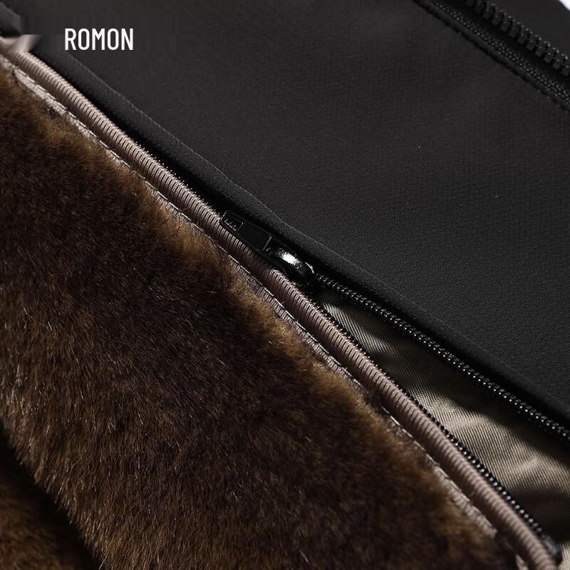 ROMON Men's 3-in-1 Detachable Hooded Winter Parka