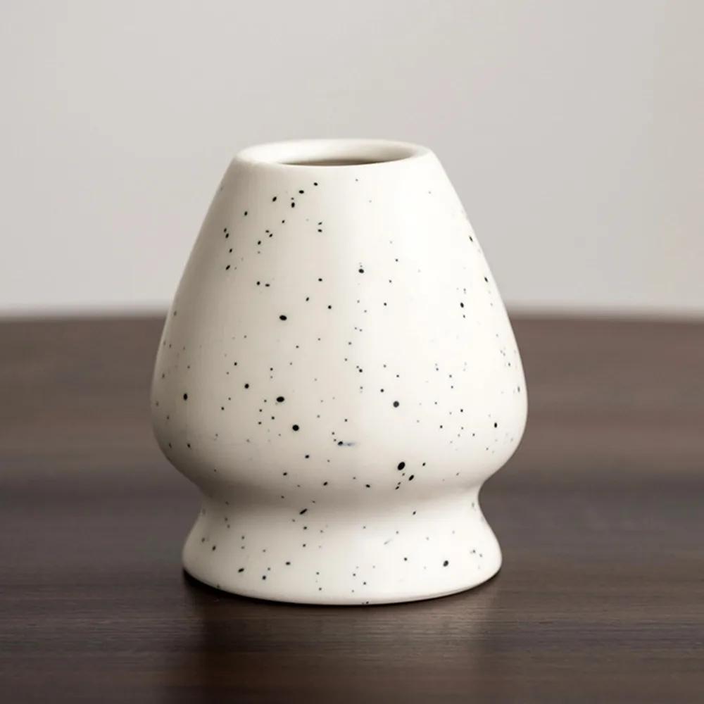 Traditional Ceramic Matcha Bowl Large Capacity Matcha Whisk Stand Tea Salad Soup Bowl Green Tea Maker Cup Tea Ceremony Tool