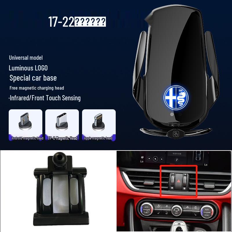 

Romeo Magnetic Wireless Fast Charging Car Phone Holder for SUV/Coupe Air Vent