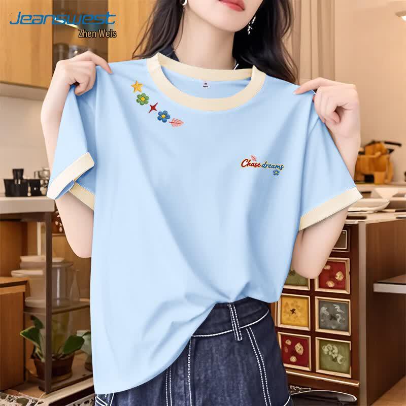 Jeanswest Dream Chasing Flower Graphic T-Shirt S