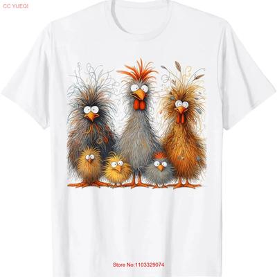 Eifrig Bunte Lustige Hühnerkunst für T-Shirt BESTSELLER vintage Gewaschen Weich Grafik Stilvolles Oberteil für den Alltag
