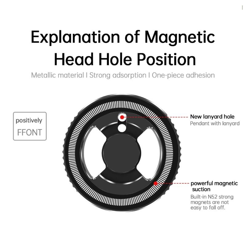 Universal Magnetic Phone Adapter With Cold Shoe Mount 1/4Inch Thread For Camera Tripod Bracket Aluminum Alloy Phone Holder