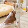 Cat Clothes Autumn and Winter Kittens Anti-hair Loss Baseball Cotton Clothes Teddy Bear Dog Puppet Cat Pet Clothing