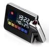 Projection Alarm Clock with USB Charging Port and LCD Time Display