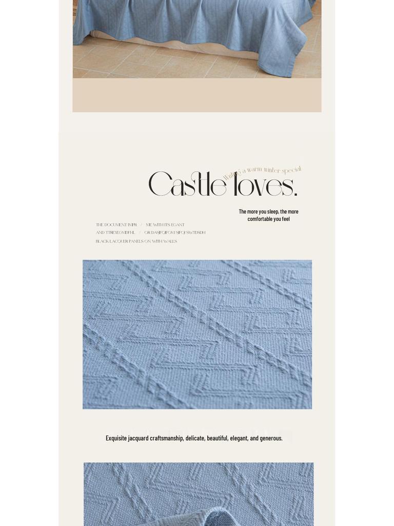Summer Cool Cotton Quilt: Tijingmeng Air Conditioning Blanket for All-Season Comfort