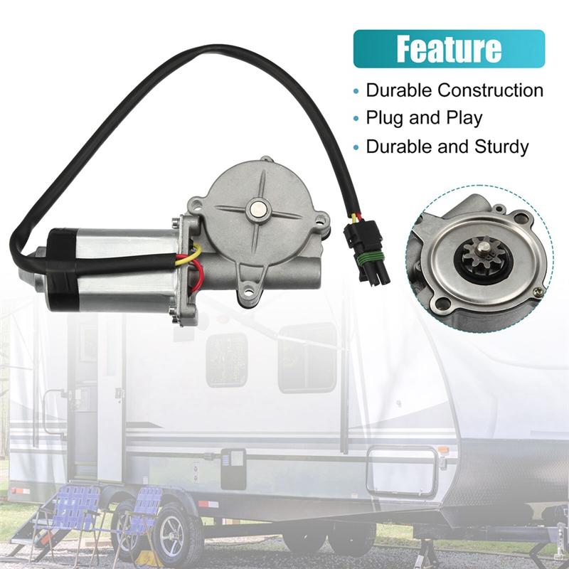 RV Step Motor Entry Step Motor Replacement 300-1406 Motor For RV Coach Motorhome Accessories Component