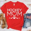 Women Fashion Hockey Mom Print T-Shirts Fashion Casual Short Sleeve Daily Outdoor Shirt Tops Mother's Day Gift