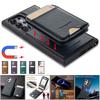 Magnetische Leder-Flip-Brieftaschen-Handyhülle für Samsung Galaxy A17 A56 A36 A16 A55 A35 A15 S25 Ultra S24 Plus S23 S22 Note 20 Hülle