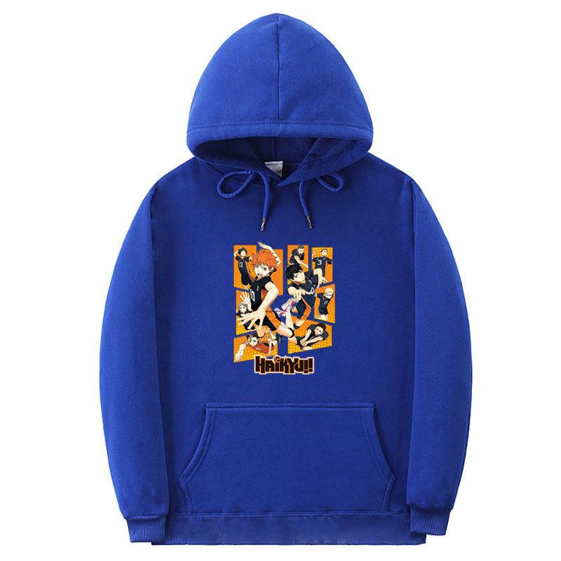 Haikyuu Haikyuu Haikyuu Cartoon Day Anime Loose Hooded Sweatshirt Sweatshirt