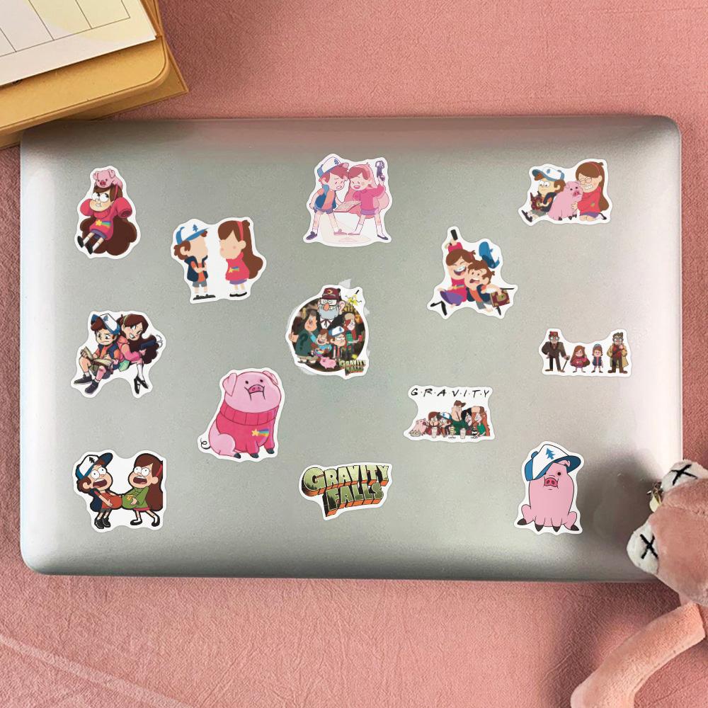 10/30/50pcs Gravity Falls Cartoon Stickers Waterproof Graffiti Skateboard Phone Stationery Cute DIY Sticker Packs