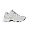 (w) Sneakers Painted Iridescent Cotton Tweed Suede & White Silver Multicolor