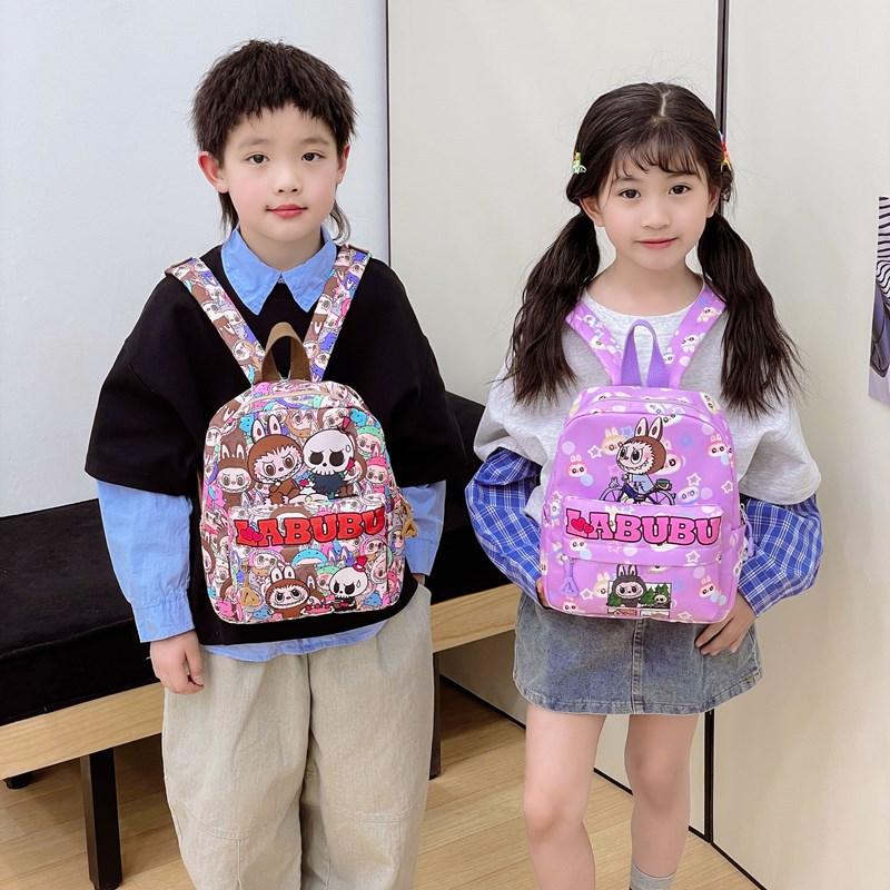 Kindergarten Primary School Students Schoolbag Cartoon Cute Foreign Style Printing Children'S Backpack Large Capacity Children'S Backpack