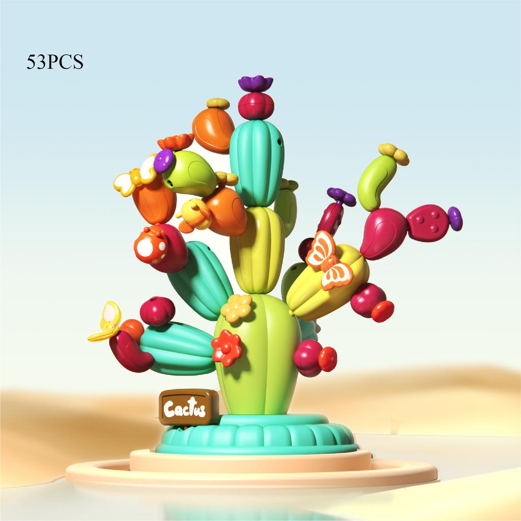 Children's Building Block Flower Bed Assembly Toys, Girls' Educational and Versatile Garden Building Block Flower Arrangement Toys Storage Box