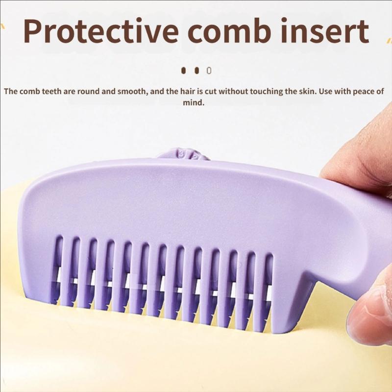 Ergonomic Hair Trimming Comb Perfect Hair Trimmer For Thinning And Styling At Home Lightweight ABS and Safety