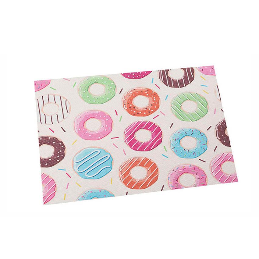 Table Mats PVC Coasters Dessert Painting Placemats Adiabatic Placemat Bar Coffee Table Pad Placemat for Dining Table  Cup Mat