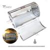 Rotating Grill Cage Stainless Steel 360 Degrees Rotating BBQ Cage Dishwasher Safe Rolling Grill Basket for Chicken Wing Vegetable Fish Even Grilling