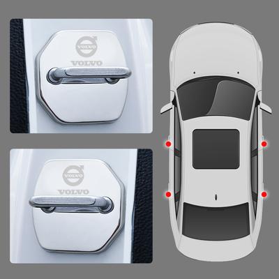 4 Stück Auto Türschloss Abdeckung Schutzhülle Zubehör Für XC60 XC90 S60 V40 V50 V60 XC40 V70 V90 S90 S80 C30 S40 XV40 S70
