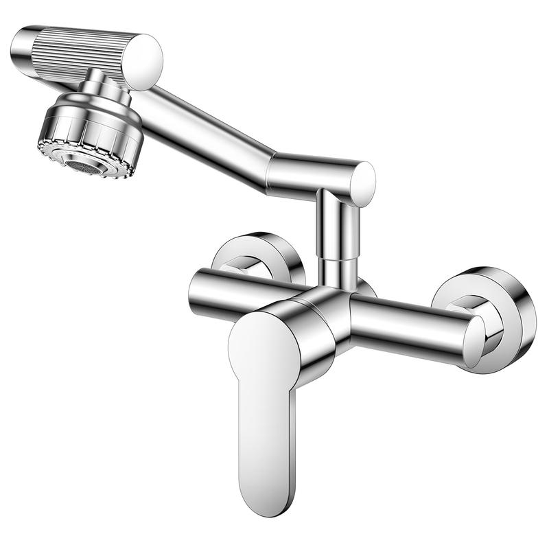 CVBAB Lucky Cat Wall-Mounted Swivel Kitchen Faucet