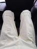 White Burrs Ripped Jeans Men's Summer American Cleanfit Beggar Pants High Waist Narrow Straight Pants
