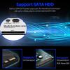 Multifunctional 5.25 inch Front Panel Expansion Hub USB Support One-key Backup