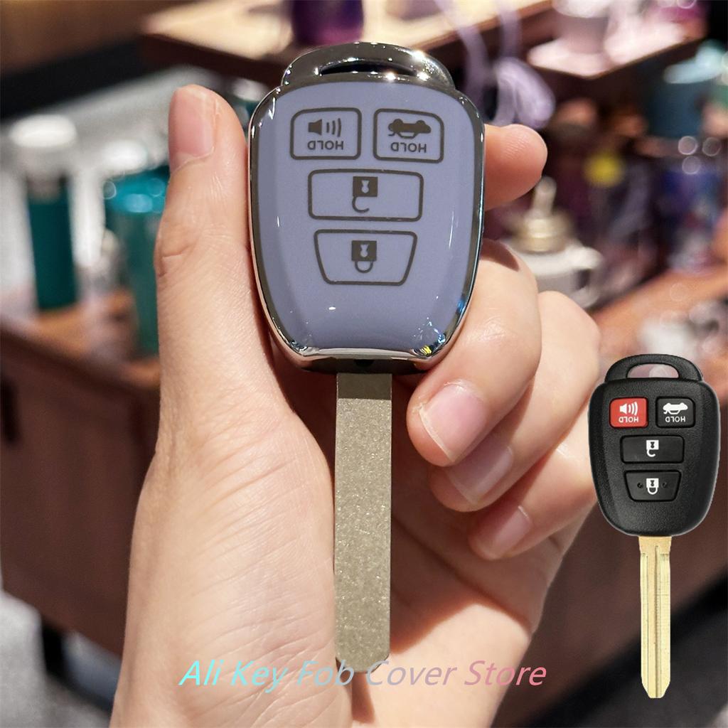 Key Fob Cover with Keychain Lanyard for Toyota Corolla 2014 2015 2016 2017 2018 2019 Camry 2014-2017 Tacoma 2016-2018