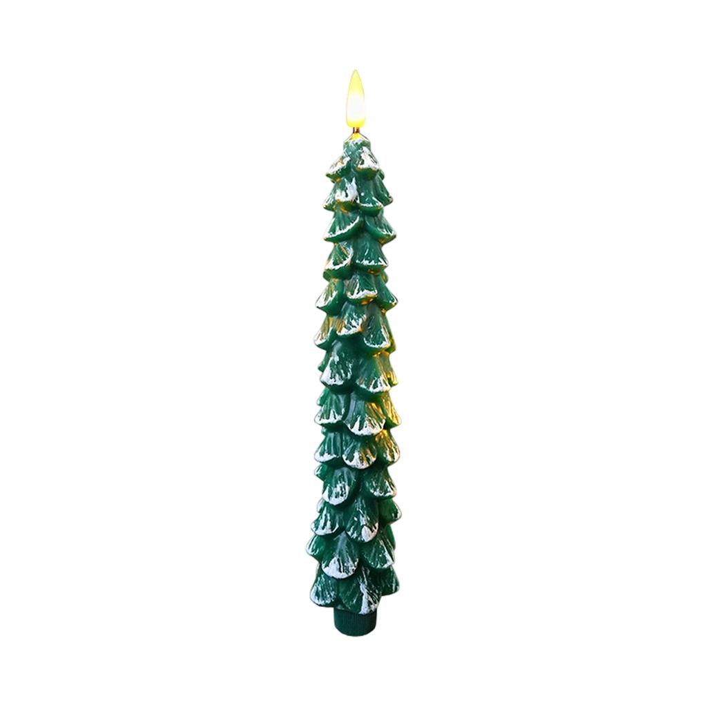 LED Christmas Simulation Candle Lights, Bullet-Shaped Christmas Decorative Atmosphere Lights