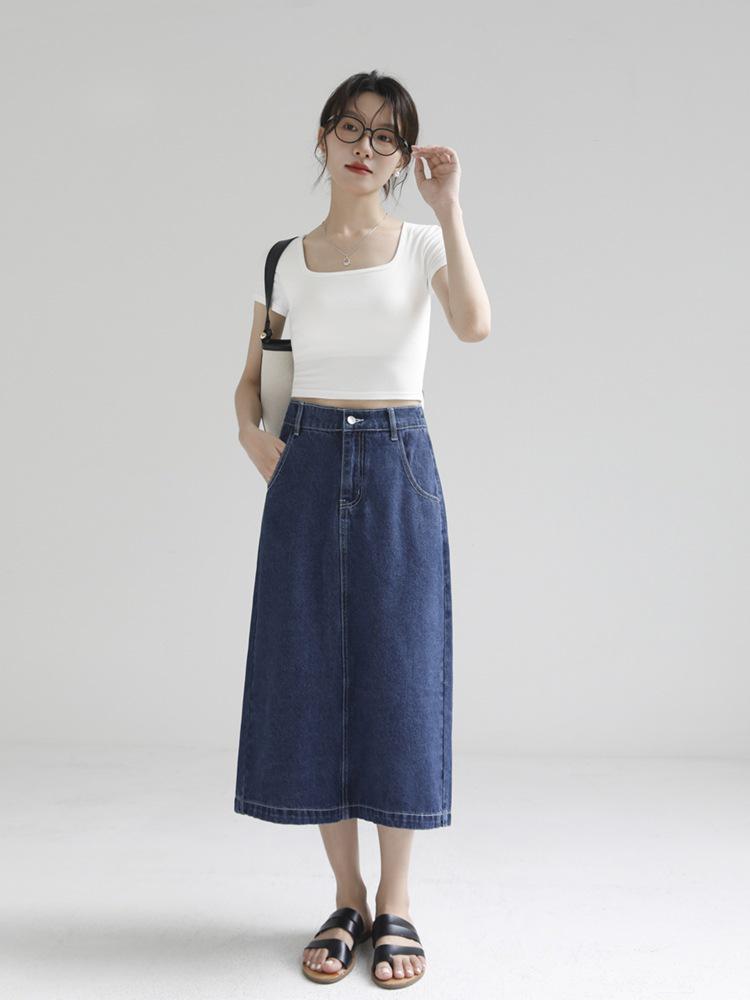 Wireless Bra Integrated Modal Square Neck Cool T-Shirt with Chest Pad