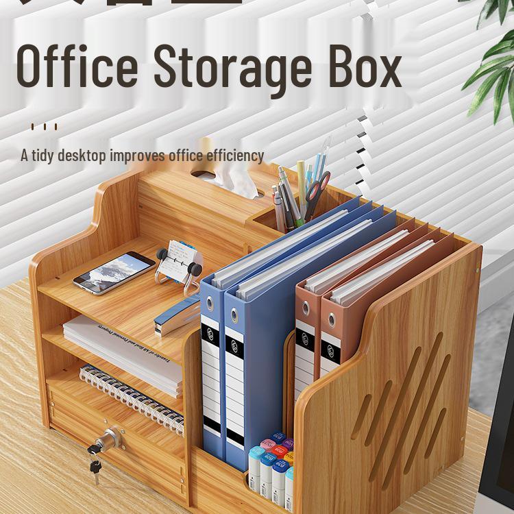 Desktop Organizer Storage Box with Drawers