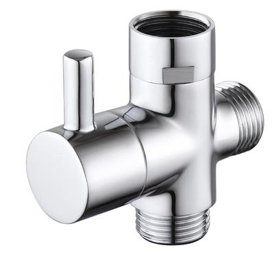 Corrosion Resistant Metal Faucet Diverter Valves Universal Splitters Valves For Bathroom Sink Shower Head Adapter